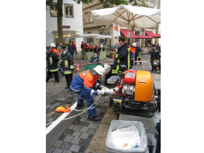 Anlegen eines Mastwurfes am Saugkorb