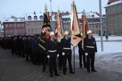 Aufstellung zum Festzug am Maxplatz