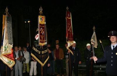Die Fahnen der Freiwilligen Feuerwehr Bamberg
